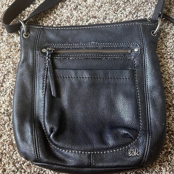 The Sak Pebbled Leather Crossbody Bag black - Picture 2 of 13